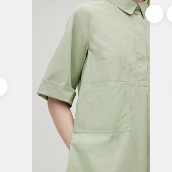 COS Casual A-line Pocket Dress In Charcoal Size 4 - Picture 9 of 15